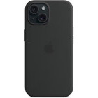 Apple Protectie pentru spate, material silicon pentru iPhone 15, culoare Black