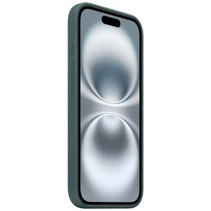 Apple Protectie pentru spate, material silicon pentru iPhone 16, culoare Lake Green