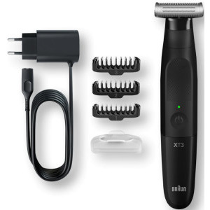 Aparat de ras Braun Series X XT3100, aparat hibrid pentru barbierit si tuns