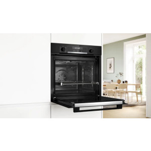 Bosch HBG578EB3, Electric, 71 L, Autocuratare pirolitica, AutoPilot 30, 3D HotAir, HotAir Gentle, Grill, Air Fry, Clasa A+, Negru