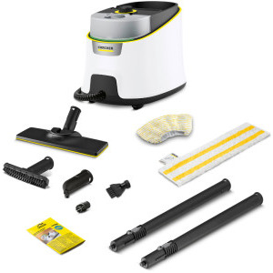 Aspirator Karcher SC 4 Deluxe, de curatat cu abur, 2200W, Alb/Negru