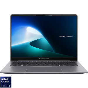 ASUS 14'' ExpertBook P5 P5405CSA, WQXGA 144Hz, Procesor Intel® Core™ Ultra 7 258V (12M Cache, up to 4.80 GHz), 32GB LPDDR5X, 512GB SSD, Intel Arc 140V, No OS, Misty Grey