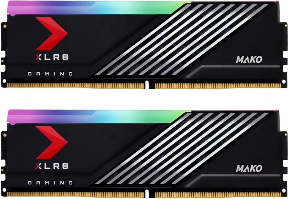 Memorie PNY XLR8 Gaming MAKO Epix-X RGB 32GB DDR5 6400MHz CL40 Dual Channel Kit