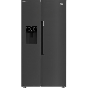 Frigider Side By Side Beko GN162340XBRN, 571 L, Clasa E, NeoFrost