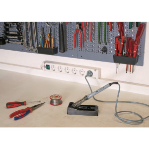 Brennenstuhl Bremounta, 6x Schuko, 3m, Alb