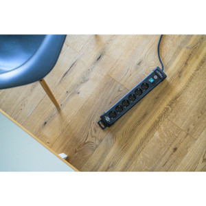 Brennenstuhl Premium-Line, 6x Schuko, 3m, Negru