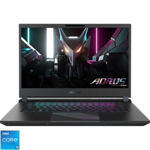 GIGABYTE Gaming 15.6'' AORUS 15 9KF, FHD 144Hz, Procesor Intel® Core™ i5-12500H (18M Cache, up to 4.50 GHz), 16GB DDR5, 512GB SSD, GeForce RTX 4060 8GB, Free DOS, Black