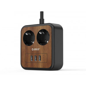 Orico APD-2A3U-EU-15W cu 3 port-uri USB lemn 3m
