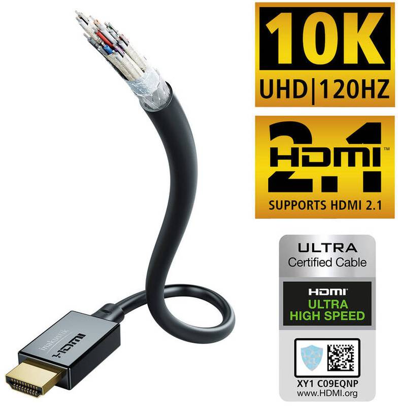Cablu video HDMI Male - HDMI Male, v2.1, 1.5m, negru