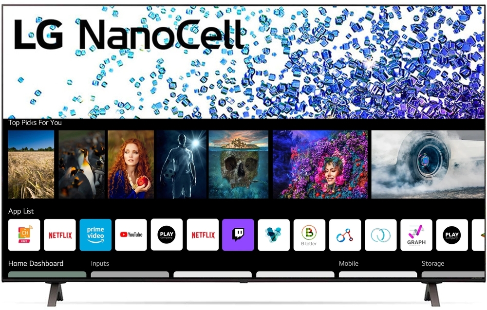 Televizor LED LG Smart TV NanoCell 55NANO793PB Seria NANO79 139cm maro 4K UHD HDR