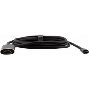 Verbatim 1x USB-C Male - 1x HDMI Male, 1.5 m, negru-gri