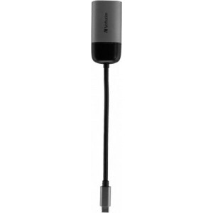 Verbatim 1x USB-C Male - 1x VGA Female, negru-gri
