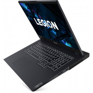 Lenovo Gaming 17.3'' Legion 5 17ITH6, FHD IPS 144Hz, Procesor Intel® Core™ i5-11400H (12M Cache, up to 4.50 GHz), 16GB DDR4, 1TB HDD + 256GB SSD, GeForce RTX 3050 4GB, No OS, Phantom Blue