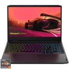 Lenovo Gaming 15.6'' IdeaPad 3 15ACH6, FHD IPS 165Hz, Procesor AMD Ryzen™ 7 5800H (16M Cache, up to 4.4 GHz), 16GB DDR4, 512GB SSD, GeForce RTX 3050 Ti 4GB, No OS, Shadow Black, 4-Zone RGB