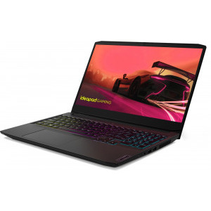 Lenovo Gaming 15.6'' IdeaPad 3 15ACH6, FHD IPS 165Hz, Procesor AMD Ryzen™ 7 5800H (16M Cache, up to 4.4 GHz), 8GB DDR4, 512GB SSD, GeForce RTX 3050 Ti 4GB, No OS, Shadow Black, 4-Zone RGB