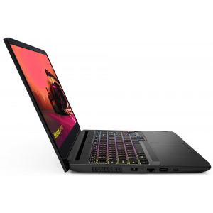 Lenovo Gaming 15.6'' IdeaPad 3 15ACH6, FHD IPS 165Hz, Procesor AMD Ryzen™ 5 5600H (16M Cache, up to 4.2 GHz), 16GB DDR4, 512GB SSD, GeForce RTX 3050 Ti 4GB, No OS, Shadow Black, 4-Zone RGB