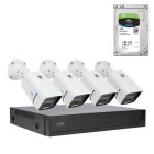 Kit Supraveghere PNI House IPMAX POE + 4 camere + 1Tb