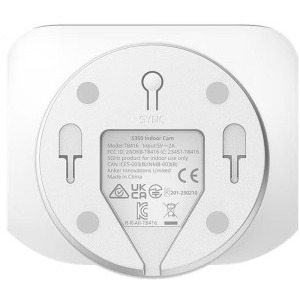 eufy Security S350 Interior, Dual Camera, Pan & Tilt, rezolutie 4K UHD, 8 Zoom, 360° PTZ, AI, Dual-Band Wi-Fi
