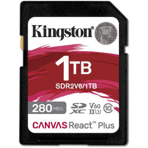Kingston SDXC Canvas React Plus Class 10 UHS-II 1TB