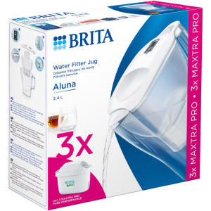 BRITA Cana filtranta Aluna Alb + 3 filtre Maxtra Pro