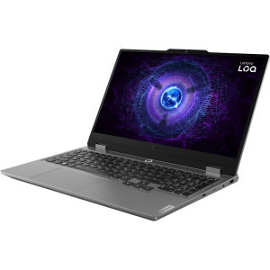 Lenovo Gaming 15.6'' LOQ 15IAX9, FHD IPS 144Hz, Procesor Intel® Core™ i5-12600HX (18M Cache, up to 4.60 GHz), 16GB DDR5, 512GB SSD, GeForce RTX 4050 6GB, No OS, Luna Grey