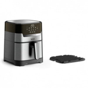 Tefal Friteuza fara ulei Easy Fry&Grill 2in1 EY505D15, 1400W, 4.2L, Negru/Argintiu, Negru-Argintiu
