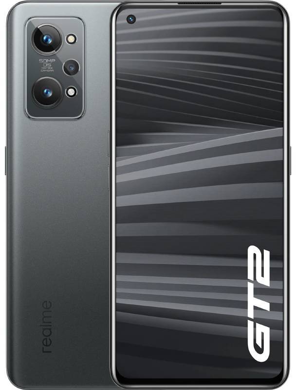 Smartphone Realme GT2, 5G, Snapdragon 888, 128GB, 8GB RAM, Dual SIM, 4-Camere, Steel Black