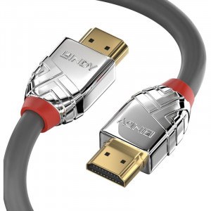 LINDY Cromo, HDMI Male - HDMI Male, v2.0, 5m, gri-argintiu