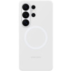 Samsung Capac protectie spate Silicon Magnet White pentru Galaxy S26 Ultra