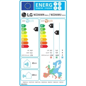 LG Libero, 24000 BTU, Clasa A++/A+, Wi-Fi, Dual Inverter