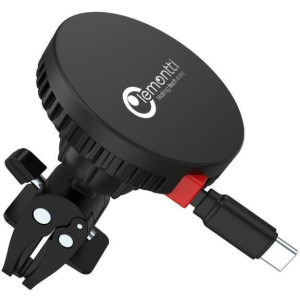 Lemontti MagSage Magnetic, Auto, Incarcare wireless, cablu retractabil USB-C, 1m, Black