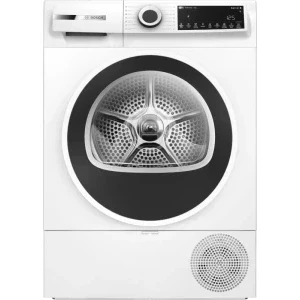Bosch WQJ24200BY, Pompa de caldura, 9 kg, Clasa D, AutoDry, Smart Dry, Home Connect, Alb
