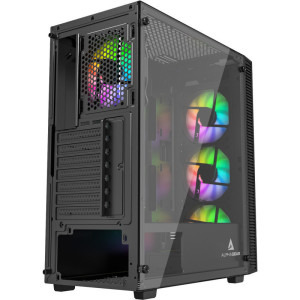 Gaming ZMEU Epic Esports Edition, AMD Ryzen 5 5600 3.5GHz, 16GB DDR4, 500GB SSD, RTX 5050 8GB GDDR6, Iluminare RGB