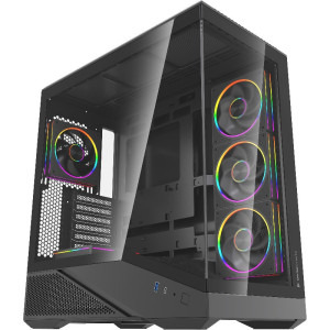 Gaming GREUCEANU Epic Max Dual, AMD Ryzen 9 9950X3D2 Dual Edition 4.3GHz, 32GB DDR5, 4TB SSD, RTX 5090 32GB GDDR7, Iluminare RGB