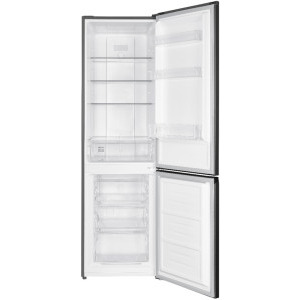 Heinner HCNF-HM253INVXE++, 253 L, Clasa E, Full No Frost, Inverter, Control electronic, 181 cm, Inox