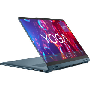 Lenovo 14'' Yoga 7 2-in-1 14AGP11, WUXGA OLED Touch, Procesor AMD Ryzen™ AI 7 445 (8M Cache, up to 4.6 GHz), 32GB LPDDR5X, 1TB SSD, AMD Radeon 840M, Win 11 Pro, Tidal Teal, 3Yr Onsite Premium Care