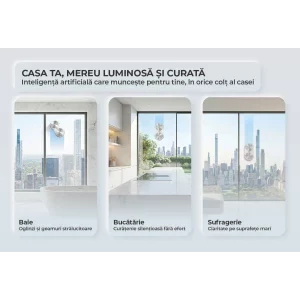 iHunt pentru geamuri Window 6 Ultra, 500 mAh, 6000Pa, Alb