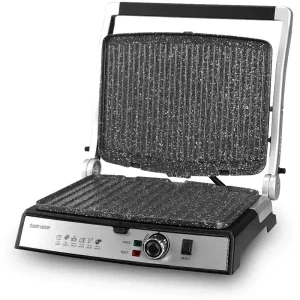 Goldmaster Gratar electric TostMix GM-7450AN, 2000W, Negru/Argintiu