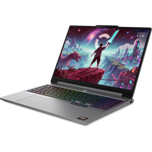 Lenovo Gaming 15.3'' LOQ 15AHP11, WUXGA IPS 165Hz, Procesor AMD Ryzen™ 7 250 (16M Cache, up to 5.1 GHz), 16GB DDR5, 512GB SSD, GeForce RTX 5060 8GB, No OS, Luna Grey
