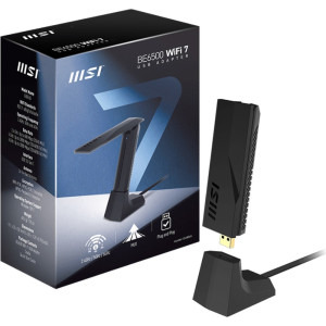 MSI GUBE65, Tri-Band BE6500 WiFi 7