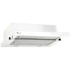 Hota incorporabila Tornado telescopica Storm 700, Putere de absorbtie 700 m3/h, 3 trepte, Clasa C, 50 cm, Alb