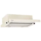 Hota incorporabila Tornado telescopica Storm 700, Putere de absorbtie 700 m3/h, 3 trepte, Clasa C, 50 cm, Crem