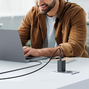 Mcdodo 1x USB, 2x USB-C, Fast Charger 67W, GaN5, Black