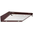 Hota Tornado traditionala Bona 20, Putere de absorbtie 560 m3/h, 3 trepte, Clasa D, 60 cm, Maro