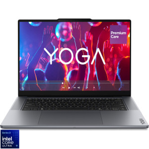 Laptop Lenovo 15.3'' Yoga Pro 7 15IPH11, 2.5K OLED 165Hz, Procesor Intel® Core™ Ultra 9 386H (18M Cache, up to 4.90 GHz), 32GB LPDDR5X, 1TB SSD, GeForce RTX 5060 8GB, Win 11 Pro, Luna Grey, 3Yr Onsite Premium Care