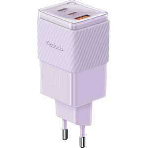 Mcdodo 1x USB, 2x USB-C, Fast Charge 67W, GaN5, Purple