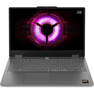 Laptop Lenovo Gaming 15.6 LOQ Essential 15ARP11, FHD IPS 144Hz, Procesor AMD Ryzen™ 7 170 (16M Cache, up to 4.75 GHz), 16GB DDR5, 1TB SSD, GeForce RTX 5060 8GB, No OS, Luna Grey