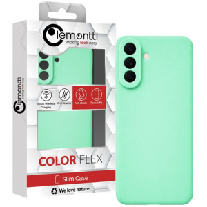 Lemontti Capac protectie spate Silicon Soft Green Mint pentru Galaxy S26