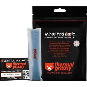 Thermal Grizzly Minus Pad Basic 120x20x1.0mm, 4 buc