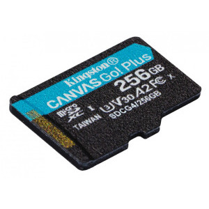 Kingston Micro SDXC Canvas Go! Plus, 256GB, Calasa 10, UHS-I, V30, A2
